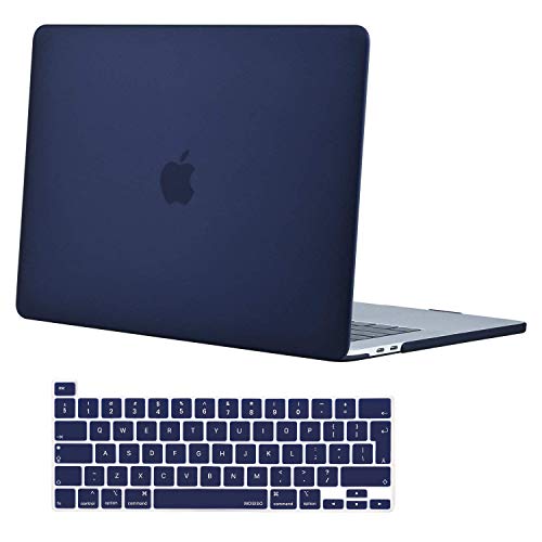 MOSISO Funda Dura Compatible con 2020 2019 MacBook Pro 16 Pulgadas con Touch Bar A2141, Ultra Delgado Carcasa Rígida Protector de Plástico con Cubierta de Teclado, Azul Marino MOSISO Funda Dura Compatible con 2020 2019 MacBook Pro 16 Pulgadas con Touch Bar A2141, Ultra Delgado Carcasa Rígida Protector de Plástico con Cubierta de Teclado, Azul Marino