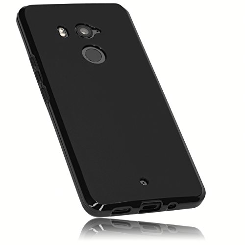 mumbi Funda Compatible con HTC U11 Plus Caja del teléfono móvil, Negro
