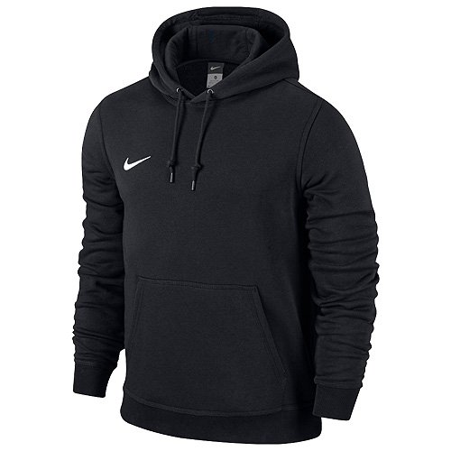 Nike Team Club Hoody - Sudadera para hombre, Negro/Blanco, M