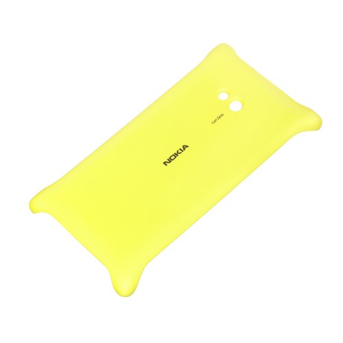 Nokia Original CC-3064YH - Carcasa con función de carga inalámbrica para Lumia 720, color amarillo