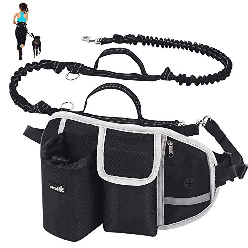 Pecute Correa Perro para Correr, Correa Manos Libres para Perros Proteger la Cintura con Costuras Reflectantes, Cinturones de Cintura Ajustables, Endure 110kg Pecute Correa Perro para Correr, Correa Manos Libres para Perros Proteger la Cintura con Costuras Reflectantes, Cinturones de Cintura Ajustables, Endure 110kg