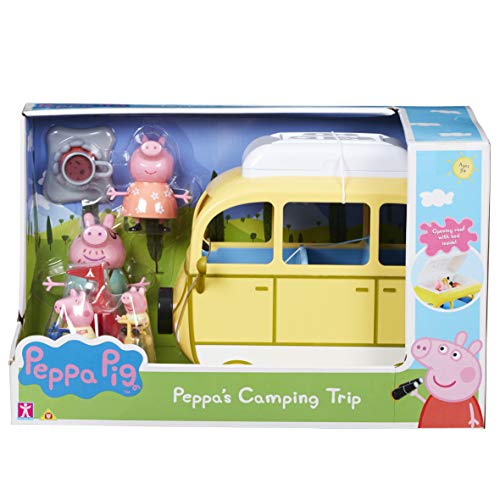 Peppa Pig 6922 Camping Trip PLAYSET, Multi Juego DE Viaje, Multicolor, 0 (Character Options 06922)