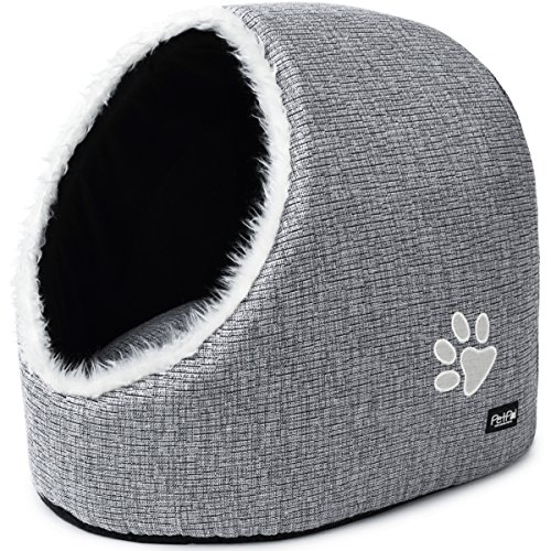 PetPäl Cueva para Animales | para Gatos y Perros pequeños | Casa de Gato Cama Cueva para Perros Mascotas | Suave Cueva con Cojín Extraíble PetPäl Cueva para Animales | para Gatos y Perros pequeños | Casa de Gato Cama Cueva para Perros Mascotas | Suave Cueva con Cojín Extraíble