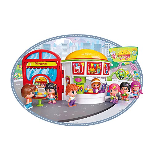 Pinypon - Playset Burger, Figuras y Accesorios (Famosa 700012063)