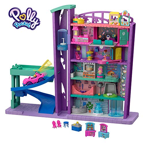 Polly Pocket Centro Comercial de juguete para muñecas (Matteñ GFP89)