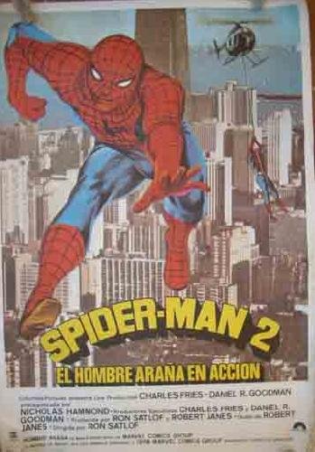 Poster Cartel de Cine: SPIDER-MAN 2, EL HOMBRE ARAÑA EN ACCION