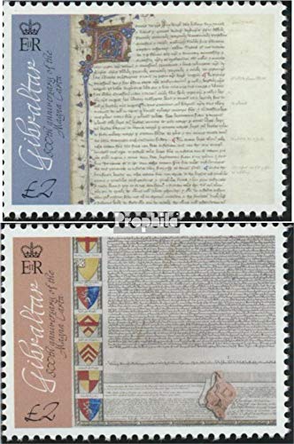 Prophila Collection Gibraltar Michel.-No..: 1713-1714 (Completa.edición.) 2015 declaración el Magna Carta (Sellos para los coleccionistas)