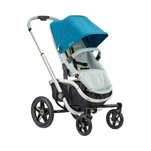 Quinny VNC Carrito bebé reversible y reclinable posición para dormir desde nacimiento, manillar regulable en altura, plegable con una sola mano, color Grey Twist