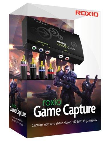 Roxio Game Capture - Capturadora Juegos (Xbox 360/PS3), Negro