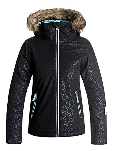 Roxy Jk Jet - Chaqueta de esquí para niña (8-16), color gris, Niñas, Jet Ski - Chaqueta de nieve 8-16, ERGTJ03039, antracita, 16/XXL Roxy Jk Jet - Chaqueta de esquí para niña (8-16), color gris, Niñas, Jet Ski - Chaqueta de nieve 8-16, ERGTJ03039, antracita, 16/XXL
