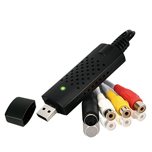 Rybozen Convertidor de audio/video USB 2.0 Digitalice y edite video desde cualquier fuente analógica incluyendo VCR DVD VCR Rybozen Convertidor de audio/video USB 2.0 Digitalice y edite video desde cualquier fuente analógica incluyendo VCR DVD VCR