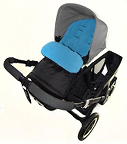 Saco cubrepiés compatible con carrito Bebecar Stylo, color azul océano