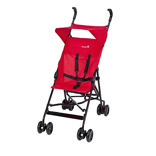Safety 1st Peps - Silla de paseo compacta y ligera, con capota, color rojo