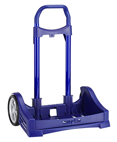Safta Carro Evolution para Mochilas Escolares Plegable Ligero Resistente Diseño Único 400X280X850Mm, Azul Safta Carro Evolution para Mochilas Escolares Plegable Ligero Resistente Diseño Único 400X280X850Mm, Azul