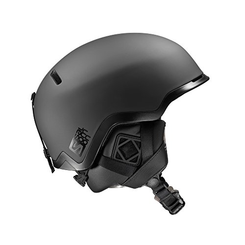 Salomon, Casco para adulto unisex para montaña o snowpark, EPS 4D, Talla L, Circunferencia 59-62 cm, HACKER, Negro, L39042400