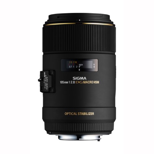 Sigma EX 2.8/105 DG Macro C/AF OS HSM - Teleobjetivo para Canon, Color Negro Sigma EX 2.8/105 DG Macro C/AF OS HSM - Teleobjetivo para Canon, Color Negro