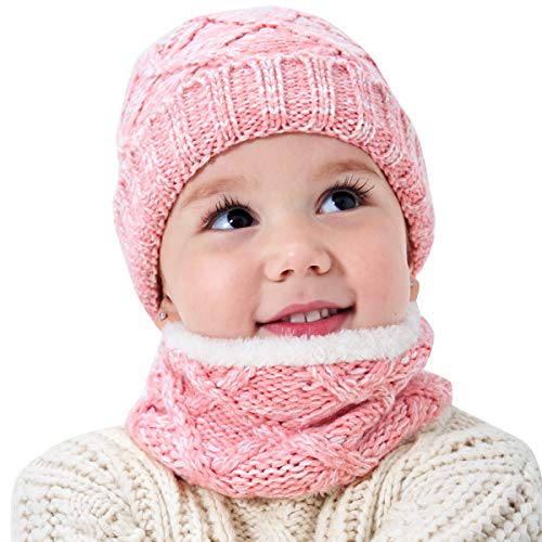 sombreros y gorra de bebé 2pcs / set bufanda unisex para niños con círculo de gorro bufanda de gorro y cuello de punto de invierno para niños conjunto de gorro y bufanda de invierno para niños y niñas sombreros y gorra de bebé 2pcs / set bufanda unisex para niños con círculo de gorro bufanda de gorro y cuello de punto de invierno para niños conjunto de gorro y bufanda de invierno para niños y niñas