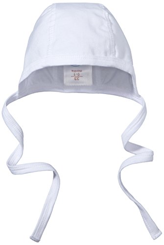 Sterntaler Gorrita unisex con cinta, Edad: desde 0 meses, Tamaño: 37, Blanco Sterntaler Gorrita unisex con cinta, Edad: desde 0 meses, Tamaño: 37, Blanco