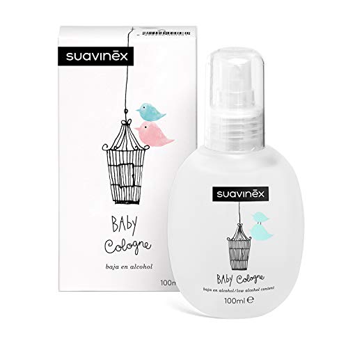 Suavinex, Colonia Baby Cologne Para Bebé Baja En Alcohol, Incolor, 100ml,