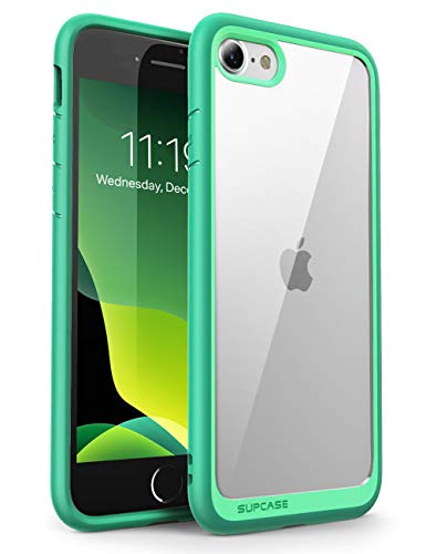 Supcase Unicorn Beetle Style Premium - Carcasa híbrida Transparente para Apple iPhone 7/8, Color Verde