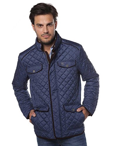Valecuatro Husky H CLÁSICO Abrigo, Azul, S para Hombre Valecuatro Husky H CLÁSICO Abrigo, Azul, S para Hombre