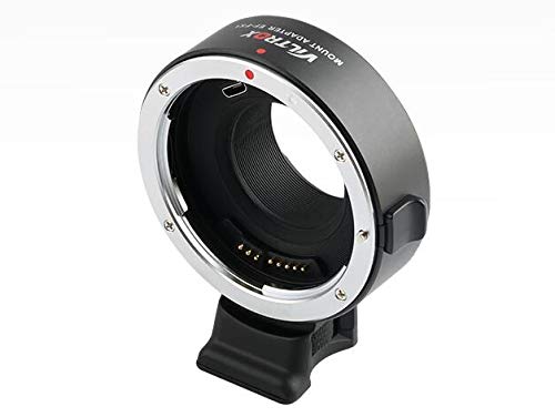VILTROX EF-FX1 - Adaptador de Montura de Enfoque automático para Canon EOS EF EF-S a cámaras Fujifilm Fuji Mirroless X-T3, X-H1, X-T100, X-Pro2, X-E3, X-T2, X-T20