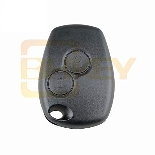 Waymeduo Carcasa de Llave Remota para RENAULT Megan Modus Clio Caso de 2 Botones Reemplazo