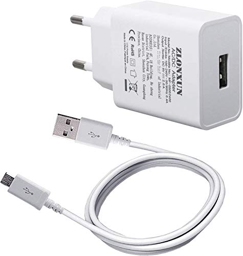 ZLONXUN Cargador 2A y Micro USB Cable para Huawei P10 Lite/P9 Lite/P8 Lite/P8/Mate 8/Mate 7/P Smart/Honor 7/6,Samsung Galaxy S4/J5/J7/J3 ZLONXUN Cargador 2A y Micro USB Cable para Huawei P10 Lite/P9 Lite/P8 Lite/P8/Mate 8/Mate 7/P Smart/Honor 7/6,Samsung Galaxy S4/J5/J7/J3