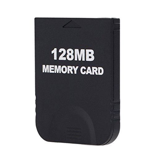128MB Black Memory Card 2043 Bloques para la consola Wii NGC Gamecube