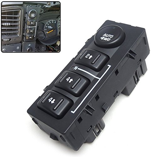 4WD 4x4 Interruptor del interruptor de la caja de transferencia para Chevrolet Tahoe Suburban Avalanche Silverado para GMC Sierra Cadillac 15136039