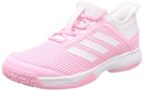 adidas Adizero Club K, Zapatillas de Tenis Unisex Niños, Rosa (True Pink/FTWR White/FTWR White True Pink/FTWR White/FTWR White), 35 EU