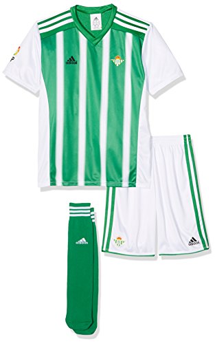 adidas Betis H Minikit Conjunto, Niños, Verde/Blanco, 140