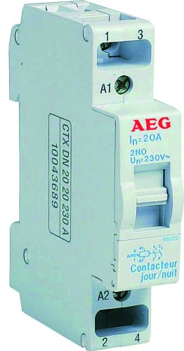 AEG AUN666120 - Contactor (función día y noche, 20 A)