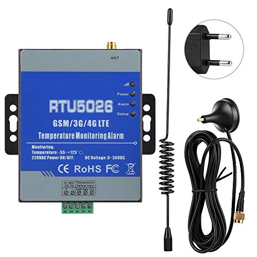Alarma de falla de circuito inalámbrico, RTU5026 GSM circuito inalámbrico Temperatura de falla Estado de corto circuito Monitoreo de alarma(UE)