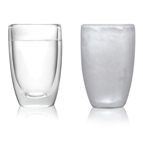 Amsterdam Glass Vaso de Doble Pared, Juego de 2 Piezas, 290 ml, FDRN01042