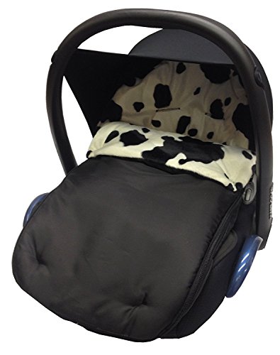Animal Print acolchado asiento de coche para saco/Cosy Toes Compatible con Jane Strata Rebel vaca