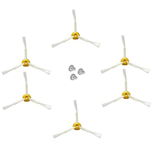 aotengou Repuesto Cepillo Lateral 3-Armed para iRobot Roomba 500 600 700 Series Cepillo Lateral, 6 Unidades por 570 630 650 760 3 Armado aotengou Repuesto Cepillo Lateral 3-Armed para iRobot Roomba 500 600 700 Series Cepillo Lateral, 6 Unidades por 570 630 650 760 3 Armado