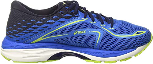 Asics Gel-Cumulus 19, Zapatillas de Gimnasia Hombre, Azul (Directoire Blue / Peacoat / Energy Green), 42 EU Asics Gel-Cumulus 19, Zapatillas de Gimnasia Hombre, Azul (Directoire Blue / Peacoat / Energy Green), 42 EU