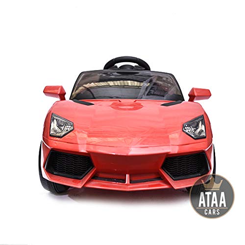 ATAA Coche eléctrico niños Super Deportivo 12v con Mando Remoto - Potente batería 12v - Rojo ATAA Coche eléctrico niños Super Deportivo 12v con Mando Remoto - Potente batería 12v - Rojo