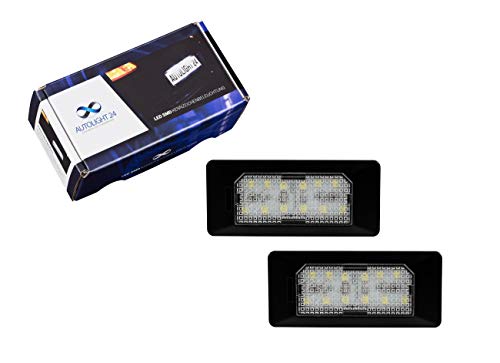 Autolight24 611 iluminación Premium LED de Matrícula para Coche
