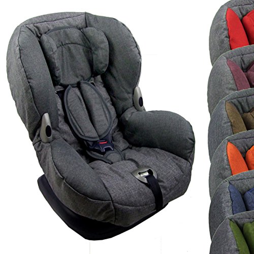 Bambini Mundo Funda de repuesto, funda para Maxi Cosi XP + priorifix (jaspeado) gris gris Bambini Mundo Funda de repuesto, funda para Maxi Cosi XP + priorifix (jaspeado) gris gris