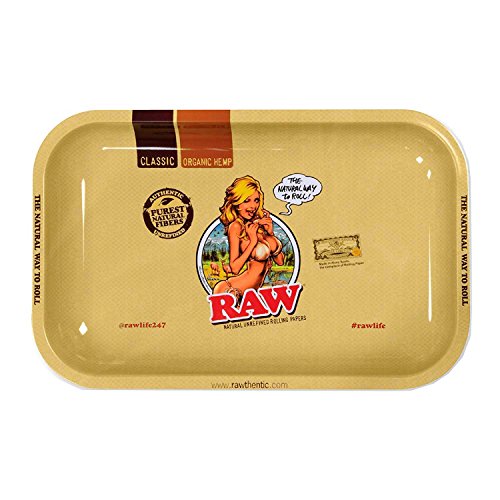 Bandeja de Liar Rolling Tray RAW Small RAW GIRL (275x175mm)