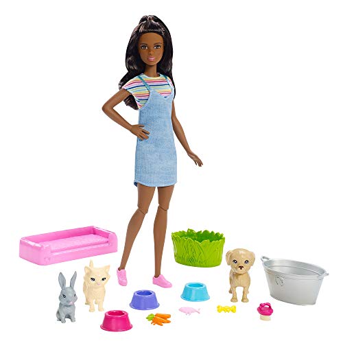Barbie - Cuidadora de mascotas Muñeca con animales y accesorios (Mattel FXH12) , color/modelo surtido Barbie - Cuidadora de mascotas Muñeca con animales y accesorios (Mattel FXH12) , color/modelo surtido