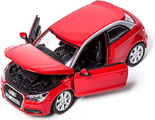 Bburago - Audi A1 (18-22127), Rojo / Azul , Modelos/colores Surtidos, 1 Unidad Bburago - Audi A1 (18-22127), Rojo / Azul , Modelos/colores Surtidos, 1 Unidad