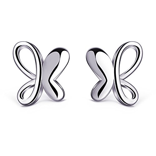 B.Catcher Pendientes Mujer 925 Plata de Ley ''Sueños de mariposas'' con Para Regalo Originales B.Catcher Pendientes Mujer 925 Plata de Ley ''Sueños de mariposas'' con Para Regalo Originales