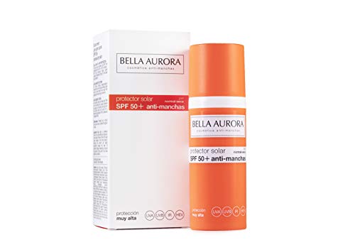 Bella Aurora Protector Solar Facial SPF +50 Piel Normal-seca | Crema de protección Solar, 50 ml