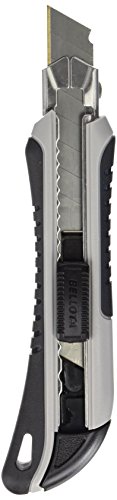 Bellota 51406-18 - Cúter Titanio profesional con cuchilas de alta precisión con bloqueo de seguridad