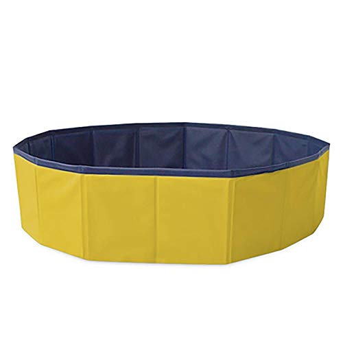 Bels Piscina de Cuidadores para Perros Extra Grande, Piscina para Perros de PVC Grande Plegable Perro Perro Gato bañera Interior al Aire Libre Piscina de Cachorros Piscina 120 * 30 cm