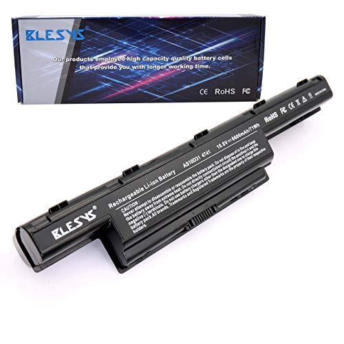 BLESYS 6600mAh Batería para portátil Acer Aspire 4551G 4741 4771G 5336 5551 5736Z 5741 5742 5742G 7741G AS10D31 AS10D3E AS10D41 AS10D51 AS10D56 AS10D5E AS10D61 AS10D71 AS10D73 AS10D75