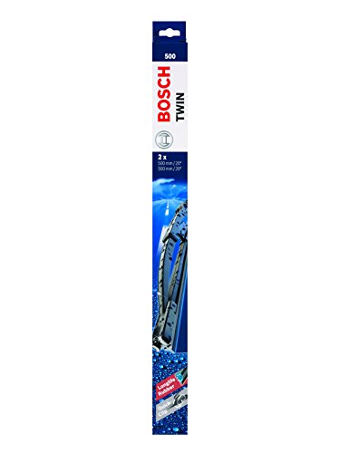 Bosch 3397118560 Twin 500 - Limpiaparabrisas (2 unidades, 500 mm)